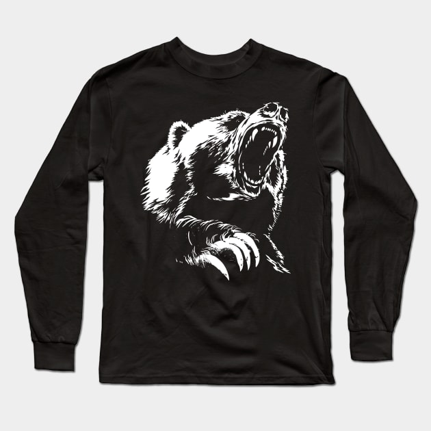 bear Long Sleeve T-Shirt by ThyShirtProject - Affiliate